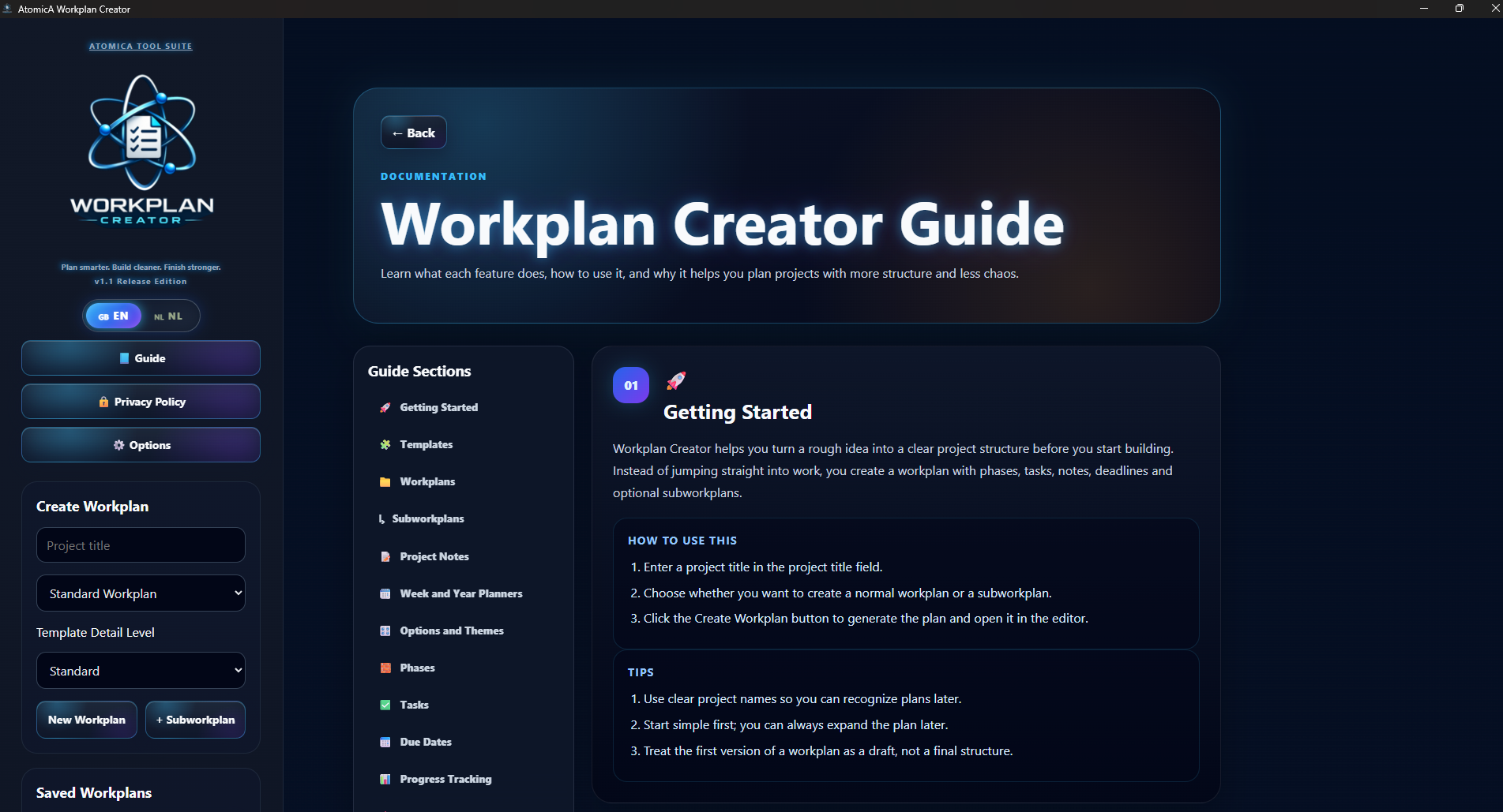 In App Guide